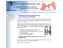 Tablet Screenshot of grjanitorial.com
